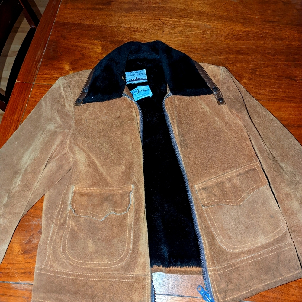 Rare suede "Western" bomber jacket